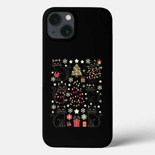 Weihnachtskatzengeschenk für Katzenbesitzer Case-Mate iPhone Hülle (Rückseite)