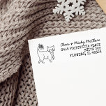 Weihnachtskatzenrückgabe<br><div class="desc">Weihnachtskatzenrücksendetikett Ideal für Ihre Urlaubskarten! Passende Artikel und Karten in meinem Shop erhältlich!</div>