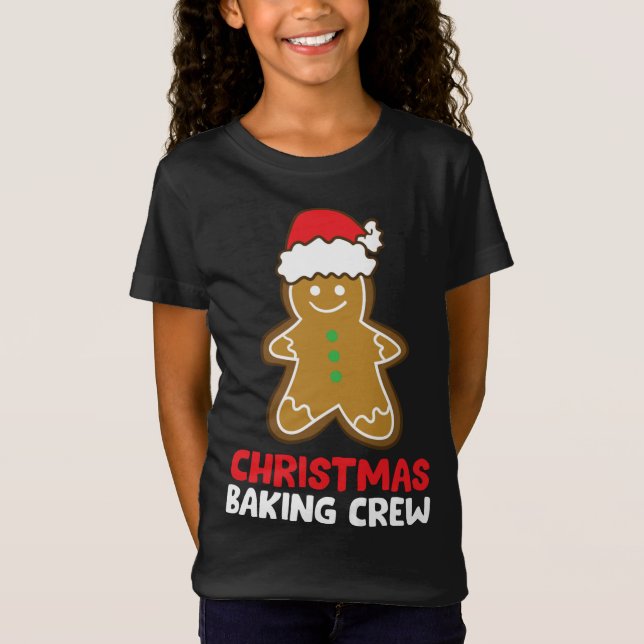Weihnachtskeks Backgebäck Crew Funny Gingerbrot Ba T-Shirt (Vorderseite)