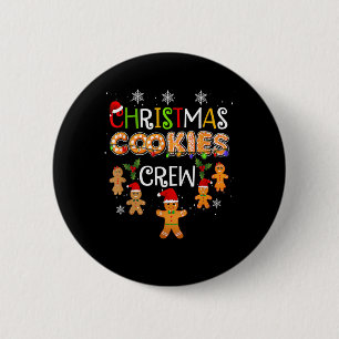 Weihnachtskeks Backgebäck Crew Funny Pajamas Famil Button