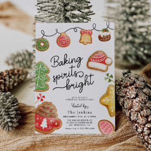 Weihnachtskeks Backgebäck Party Einladung