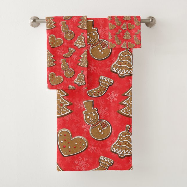 Weihnachtskeks Badhandtuch Set (Insitu)