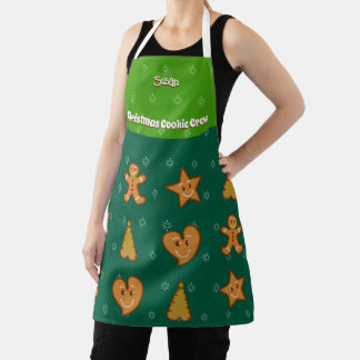Weihnachtskeks Crew Gingerbread Pals-Green m Schürze