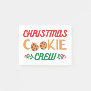 Weihnachtskeks-Crew Post-it Klebezettel