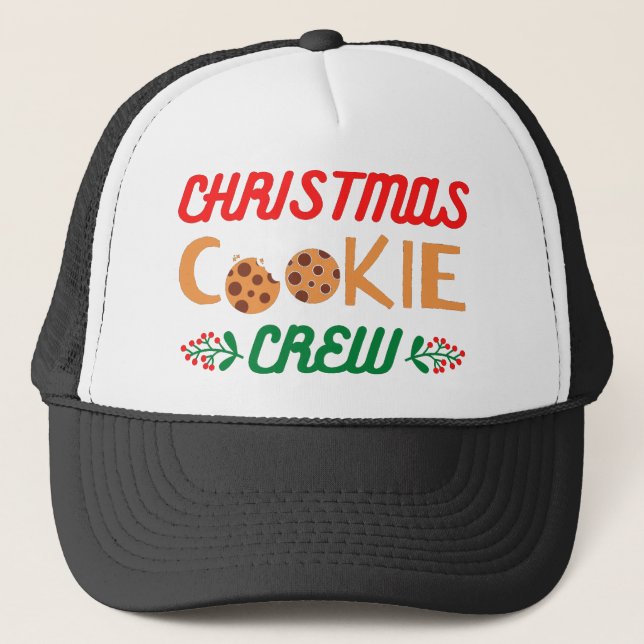 Weihnachtskeks-Crew Truckerkappe (Vorderseite)