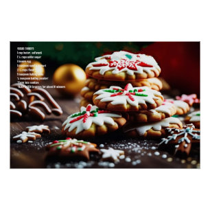 Weihnachtskeks Poster