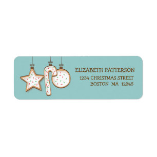 Weihnachtskeks Yummy Address Labels