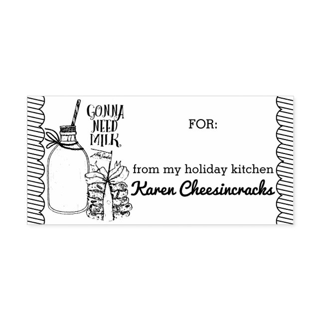 Weihnachtskekse aus der Küche Permastempel (Design)