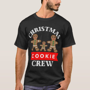 Weihnachtskekse Crew Lebkuchen Familie 3 Koch T-Shirt