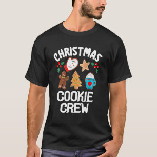 Weihnachtskekse Crew Lebkuchen Mann Backkaffee T-Shirt