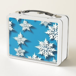 Weihnachtskekse-Dose - Winter-Szene Lunchbox