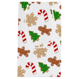 Weihnachtskekse Feiertag Kleine Geschenktüte