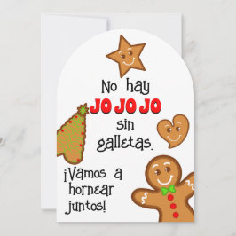 Weihnachtskekse - Fiesta de Hornear Gallletas Einladung