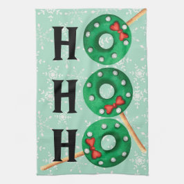 Weihnachtskekse Funny Ho Ho Ho Snowflake Dish Geschirrtuch