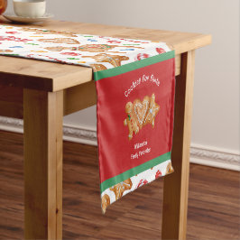Weihnachtskekse für Weihnachten Kurzer Tischläufer