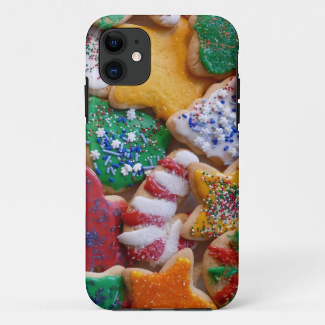 Weihnachtskekse ich farbenfrohe Weihnachtsgebäck Case-Mate iPhone Hülle (Rückseite)
