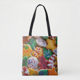 Weihnachtskekse ich farbenfrohe Weihnachtsgebäck Tasche