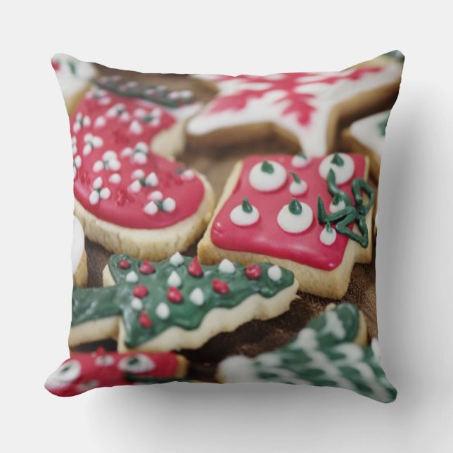 Weihnachtskekse Kissen Kissen (Vorderseite)