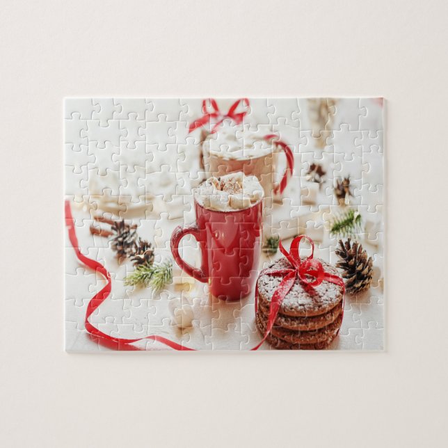 Weihnachtskekse & Marshmallow Jigsaw Puzzle (Horizontal)