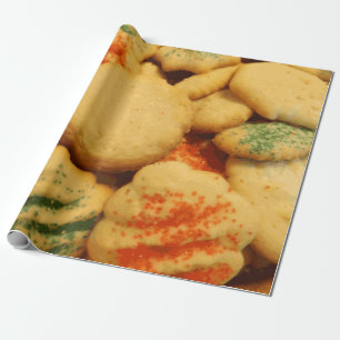 Weihnachtskekse mit Zuckersprinklen Geschenkpapier