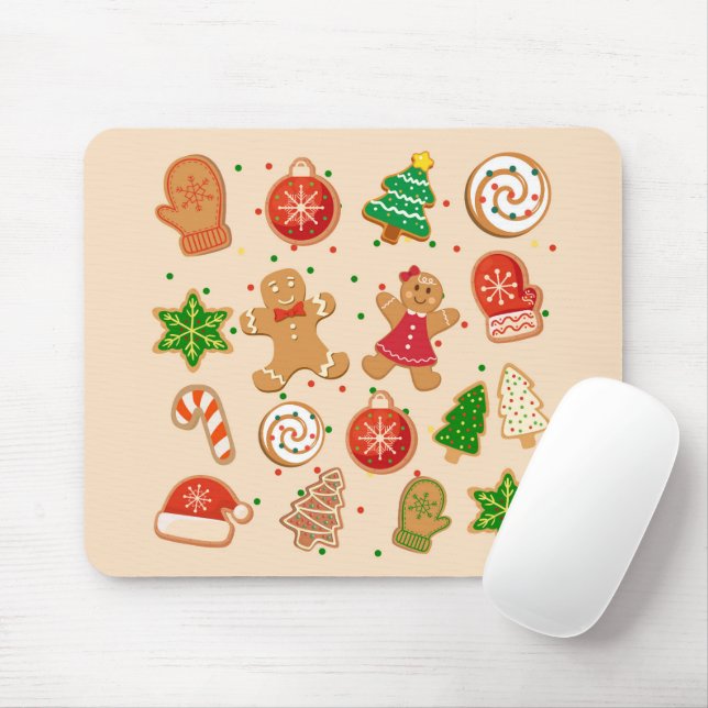 Weihnachtskekse Mousepad (Mit Mouse)