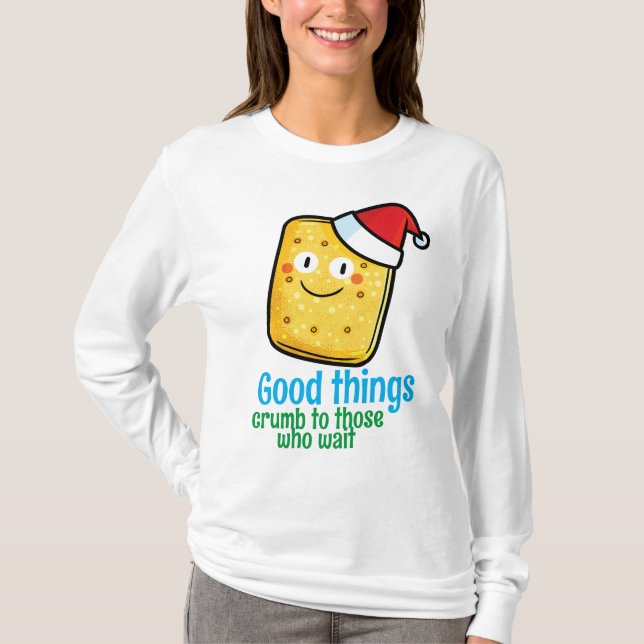 Weihnachtskekse nach Maß T-Shirt (Vorderseite)