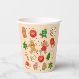 Weihnachtskekse Pappbecher