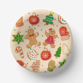 Weihnachtskekse Pappteller
