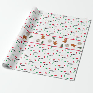 Weihnachtskekse Personalisiert Bonbons Geschenkpapier
