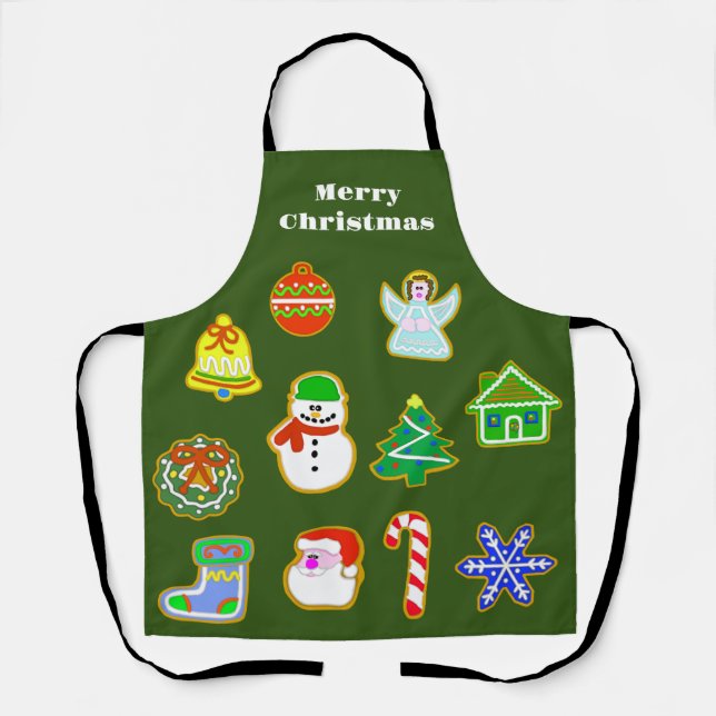 Weihnachtskekse-Schürze Schürze (Vorderseite)