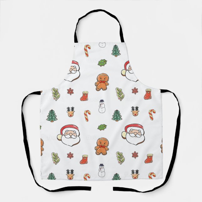 Weihnachtskekse-Schürze Schürze (Vorderseite)