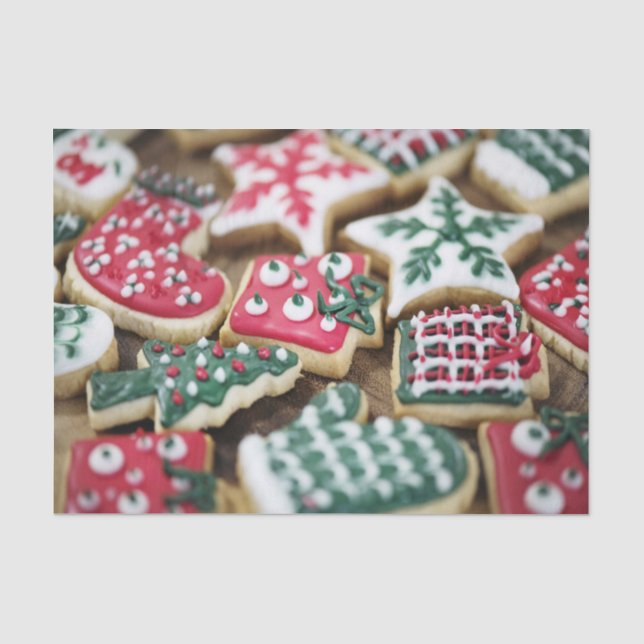 Weihnachtskekse Seidenpapier (Vorderseite)