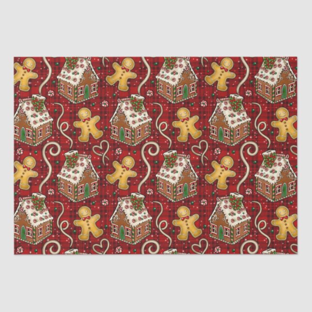 Weihnachtskekse Seidenpapier (Vorderseite)