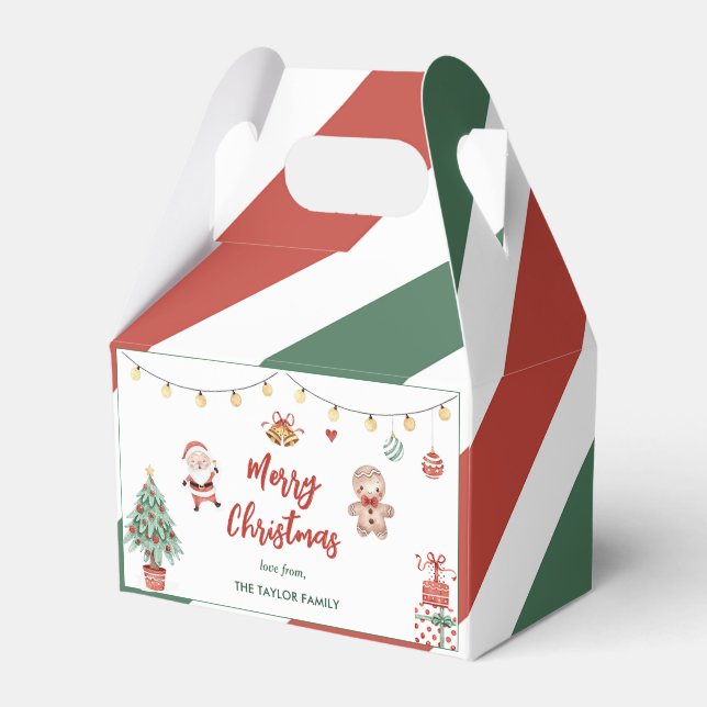 Weihnachtskekse Weihnachtsgebäck - Party Geschenkschachtel (Vorderseite)