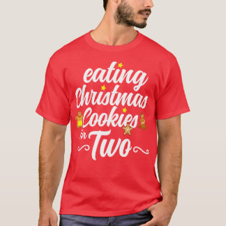Weihnachtskekse zu zweit Shirts Weihnachten essen