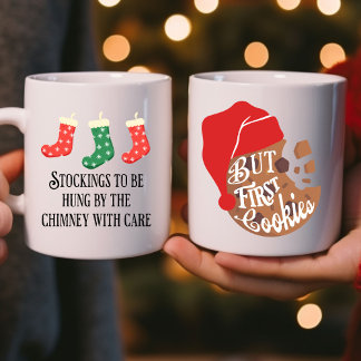 Weihnachtskekse Zuerst war die Nacht davor Kaffeetasse