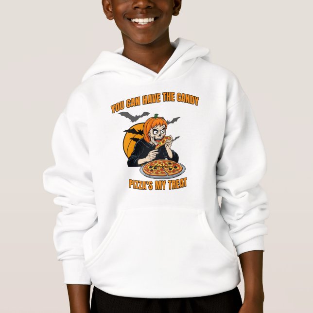 Weihnachtskelett, kids Spookowy Halloween Hoodie (Vorderseite)