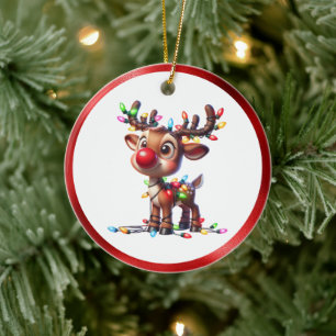 Weihnachtskeramik-Ornament Keramik Ornament