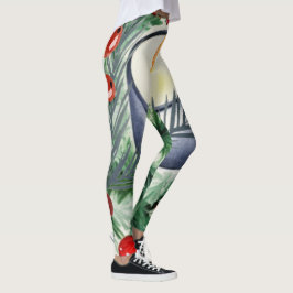 Weihnachtskerze Leggings