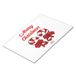 Weihnachtskerzen Notepad (27,9 cm x 21,6 cm) Notizblock