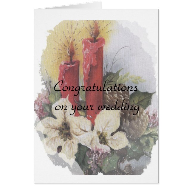 Weihnachtskerzen, Pinecone mit weißen Poinsettien (Vorne)