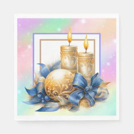 Weihnachtskerzen Serviette