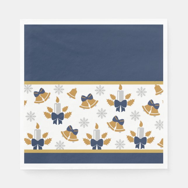 Weihnachtskerzen Serviette (Vorderseite)