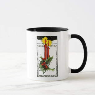 Weihnachtskerzen-Tasse Tasse