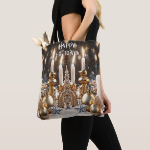 Weihnachtskerzen-Tragetasche Tasche