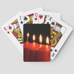 Weihnachtskerzenadvent Spielkarten