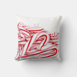 Weihnachtskerzenherz Kissen