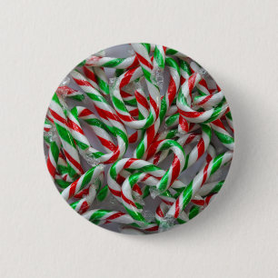 Weihnachtskerzenmuster Button