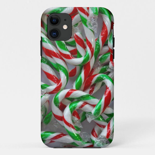 Weihnachtskerzenmuster Case-Mate iPhone Hülle (Rückseite)