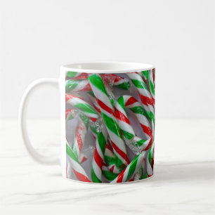 Weihnachtskerzenmuster Kaffeetasse